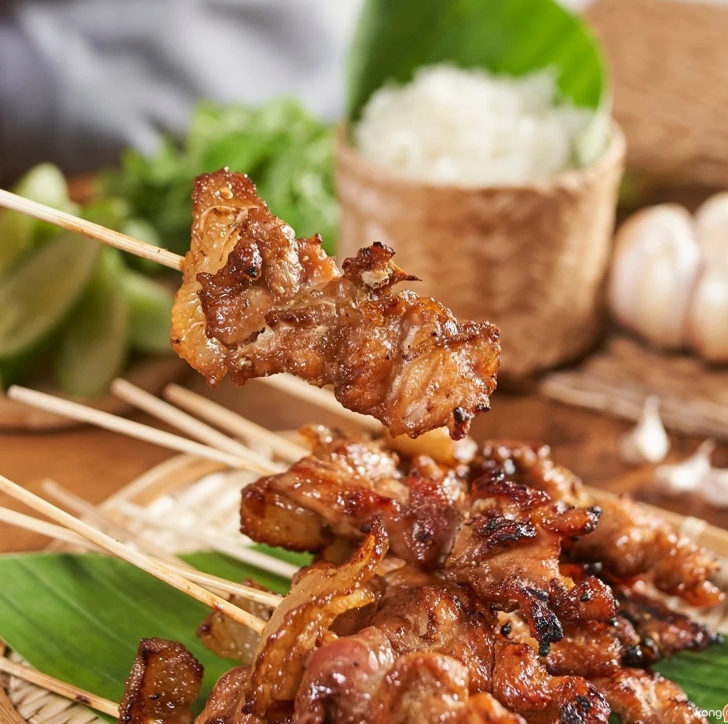 豚の串焼き
