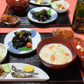 雪の日の晩ごはん　レシピ【山芋の磯辺巻き焼】