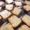 美味しすぎて手が止まらない「チーズとアーモンドの塩味のクッキー」人気レッスン、生徒さん募集中！