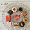 『チョコ風クッキー』のサンプル、ココアのクッキーで
