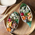 干しエリンギの発酵ヴィーガンヤンニョム風弁当。