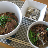 車麩の焼肉丼風