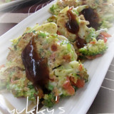 ブロッコリーのお好み焼き