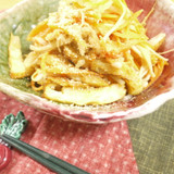 さつま揚げと人参の胡麻炒め