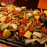 鯵とたっぷり野菜のオーブン焼き