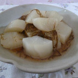 柔らか大根煮と即席漬け
