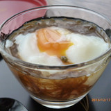 温たま☆鰹だしつゆもずく 添え
