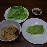 キムチとかきの炊き込みごはん