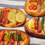 野菜どっさり　季節の野菜パン