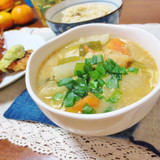 しじみと根菜のゴマみそスープ