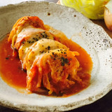 トマト仕立てのロールキャベツ