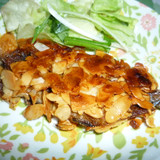 いわしのアーモンド焼き