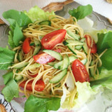 グルテンフリーのパスタで作る簡単冷製パスタ