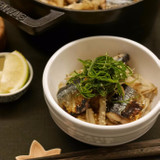 さんまとごぼうのほうじ茶飯