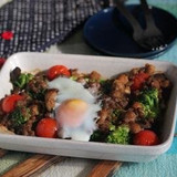 ビーンズカレーホットサラダ