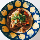 ハスとひき肉のピリ辛きんぴら