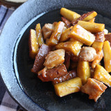 さつまいもと鶏肉の甘酢あん