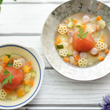 丸ごとトマトのスープパスタ