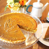 ハロウィンの簡単パンプキンパイ。