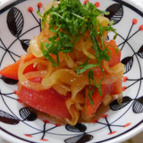 トマトと玉葱のおかかマリネ