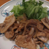 豚肉のしょうがみりん生姜焼き