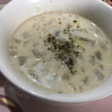 冬野菜の豆乳スープ