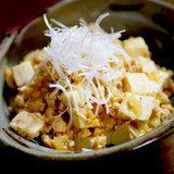 鶏ひき肉と豆腐のうま煮