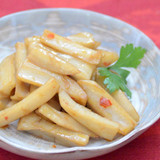 れんこんのシャキシャキピリ辣炒め