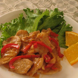 豚肉のオレンジソース煮