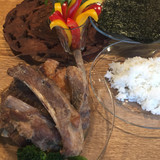 ハイライフポークスペアリブ甘酒焼で豪快手巻き寿司