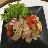 肩ロースポークのさっぱりソテー