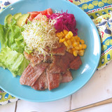 塩豚サラダ丼