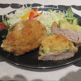 ズッキーニとヒレ肉のチーズカツレツ