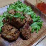 ハイライフポークヒレ肉のエスニックから揚げ