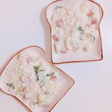 別茹で不要　フライパン１つでクリームパスタ
