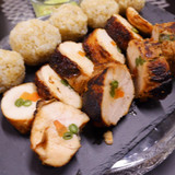 季節野菜の塩麹チキンロール