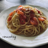 混ぜるだけ！塩麹とトマトパスタ🍅