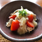 冷しゃぶと大根おろしの甘酢和え