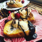 絶品フレンチトースト～自家製チョコレートソース