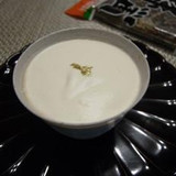 黒糖寒天のクリームデザート