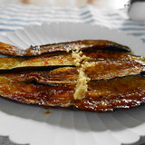 ナスのしょうが焼き