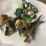 鰯と梅肉のオーブン焼き