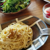 クルミの塩麹クリームパスタ