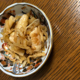 鶏皮と切り干し大根煮