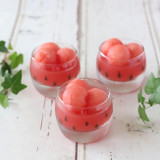 夏にピッタリ まるでスイカなスイカゼリー