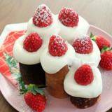 いちごのキャンドルケーキ