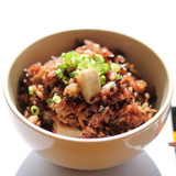 黒米と里芋と昆布のごはん