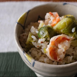 芽キャベツとマスタードの炊き込みご飯