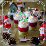 クリスマスカラーで華やかゼリー