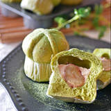 ダブルマロンの濃厚抹茶パン